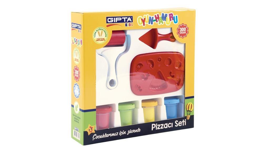 Gıpta Oyun Hamuru Pizzacı Seti 7 ParçaGıpta Oyun Hamuru Pizzacı Seti 7 Parça - Kirtasiyem.netOyun Hamurları
