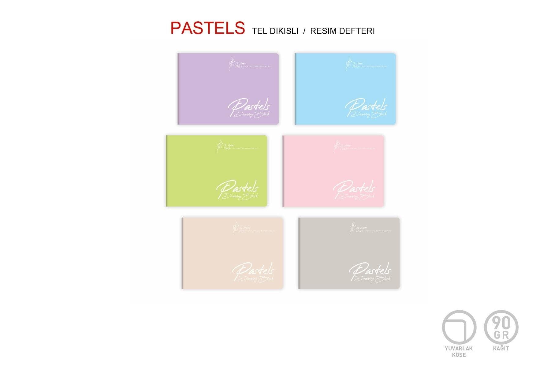 Gıpta Pastels Tel Dkş.Pp Kpk. 17X24 32 Yp.Resim DefteriGıpta Pastels Tel Dkş.Pp Kpk. 17X24 32 Yp.Resim Defteri - Kirtasiyem.netResim Defterleri