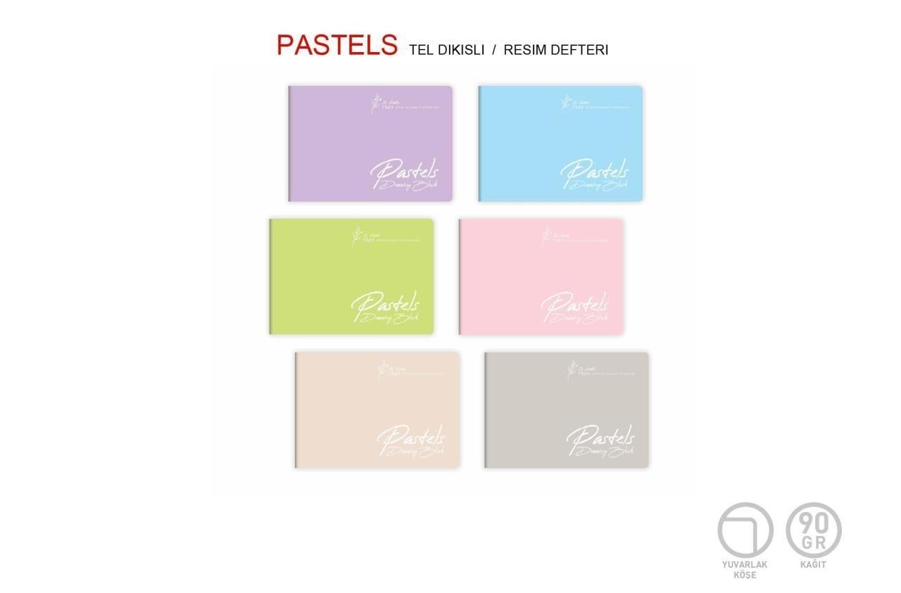 Gıpta Pastels Tel Dkş.Pp Kpk. 25X35 32 Yp.Resim DefteriGıpta Pastels Tel Dkş.Pp Kpk. 25X35 32 Yp.Resim Defteri - Kirtasiyem.netResim Defterleri