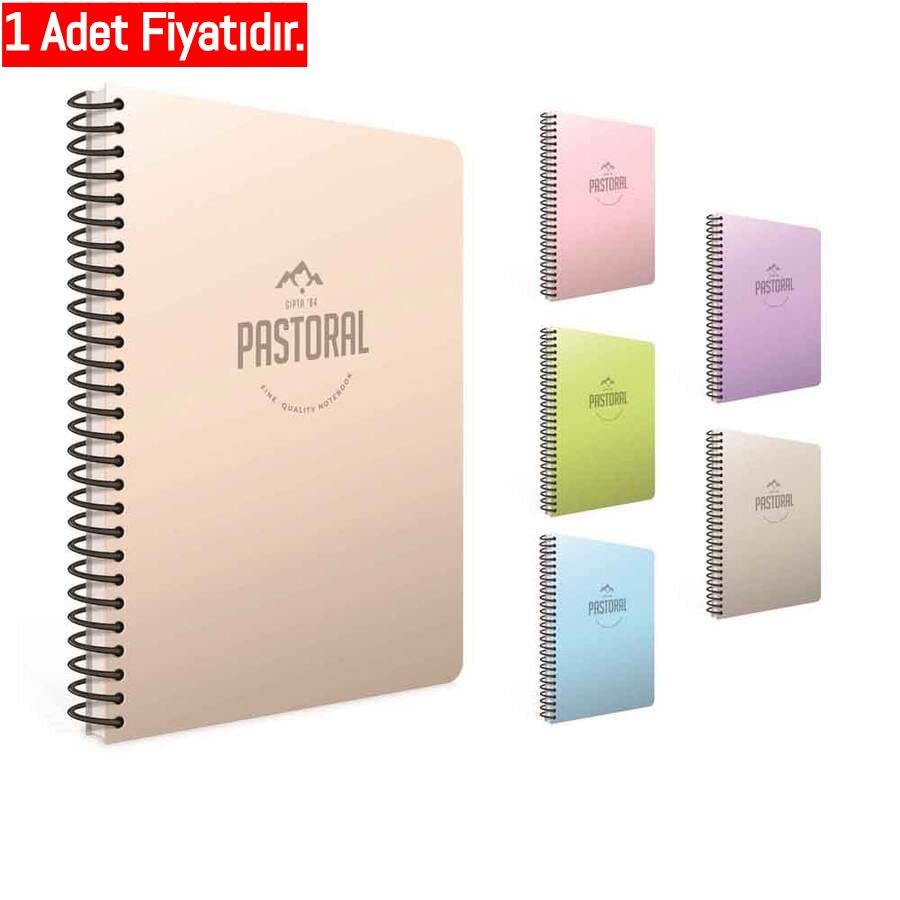 Gıpta Pastoral Spr.Pp Kpk.Defter 17X24 60-4 Yp.Kare (1 Adet)Gıpta Pastoral Spr.Pp Kpk.Defter 17X24 60-4 Yp.Kare - Kirtasiyem.netSpiralli Plastik Kapak Defterler