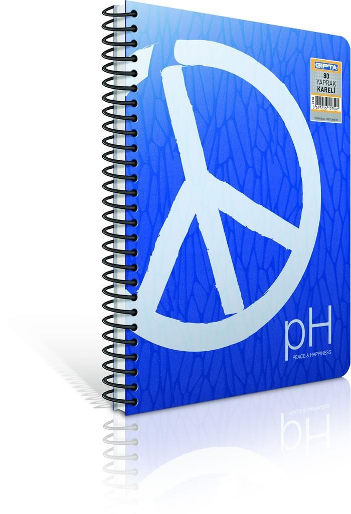 Gıpta Ph. Spiralli Defter Pp.Kapak A6-80 Yaprak Kareli 2701Gıpta Ph. Spiralli Defter Pp.Kapak A6-80 Yaprak Kareli 2701 - Kirtasiyem.netSpiralli Plastik Kapak Defterler