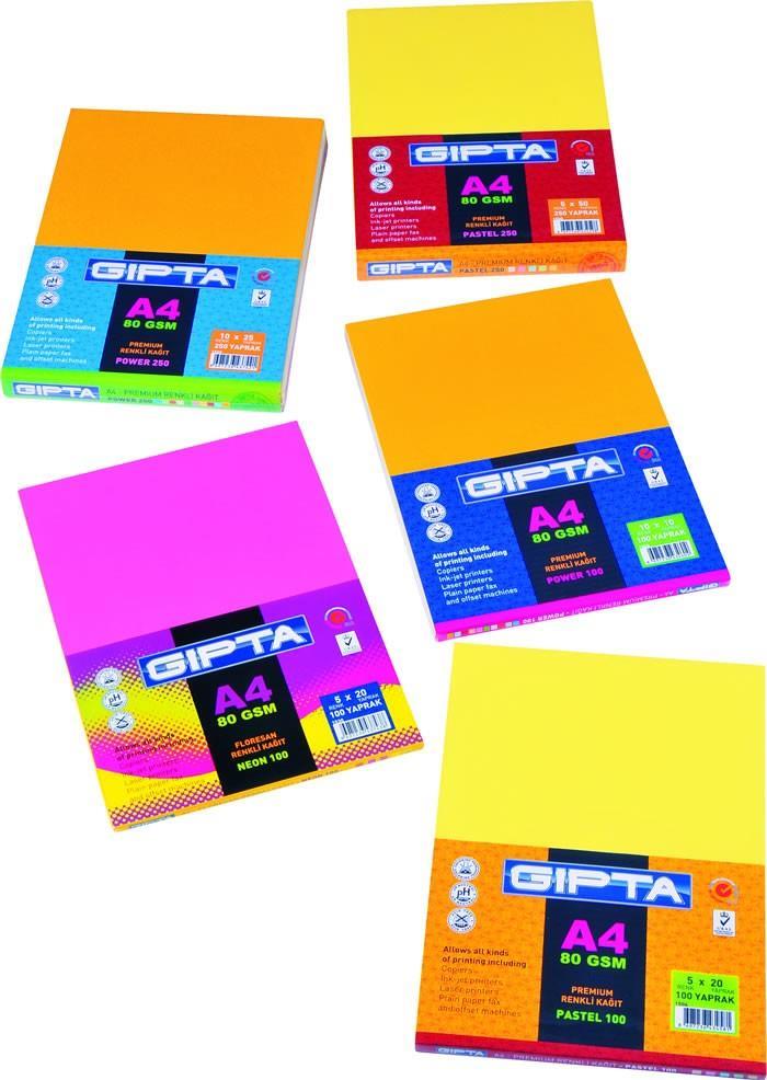 Gıpta Renkli Fotokopi Kağıdı A4 Pastel-100 100 Lük Paket (5X20 Yaprak )Gıpta Renkli Fotokopi Kağıdı A4 Pastel-100 100 Lük Paket (5X20 Yaprak ) - Kirtasiyem.net8.Sınıf