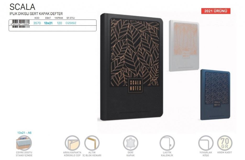 Gıpta Scala Notes İp.Dkş.Srt.Kp.Defter 13X21-120Yp Çizgisiz-StGıpta Scala Notes İp.Dkş.Srt.Kp.Defter 13X21-120Yp Çizgisiz-St - Kirtasiyem.netSert Kapak Defterler