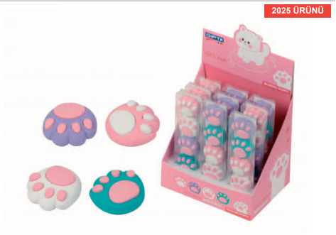 Gıpta Silgi - Cats Paw 4Lü Pet_12Diğer Kırtasiye Ürünleri