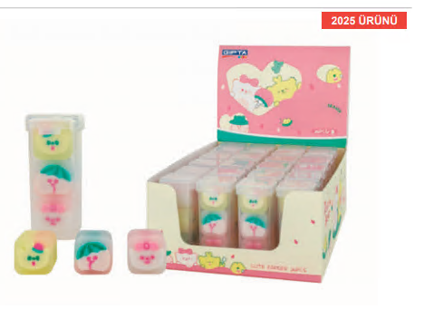 Gıpta Silgi - Lıttle One 3 Lü Mıx Pp Box _24Diğer Kırtasiye Ürünleri
