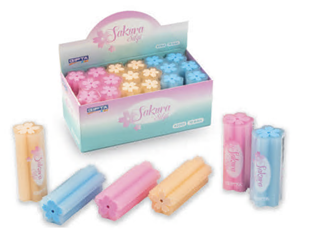 Gıpta Silgi - Transparent Çiçekli Şekilli_18Silgiler