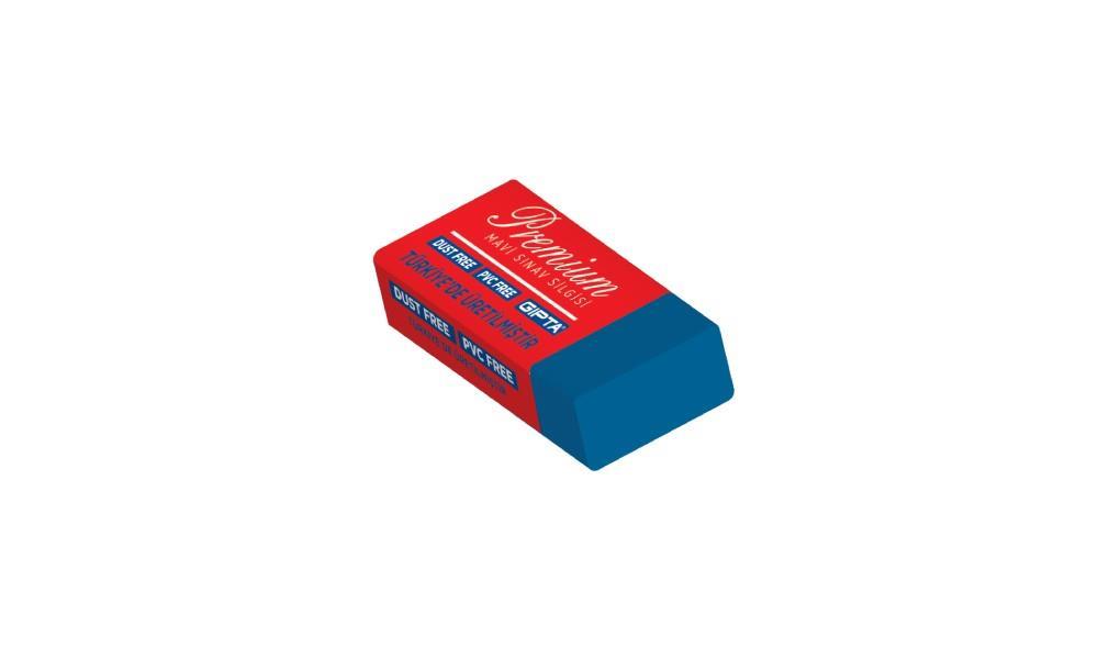 Gıpta Sınav Silgisi Premium Dust Free Mavi_30Gıpta Sınav Silgisi Premium Dust Free Mavi *30 - Kirtasiyem.netSilgiler