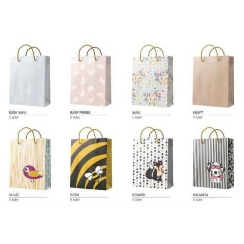 Gıpta Small Karton Çanta SetiGıpta Small Karton Çanta Seti - Kirtasiyem.netHediyelik Kutular