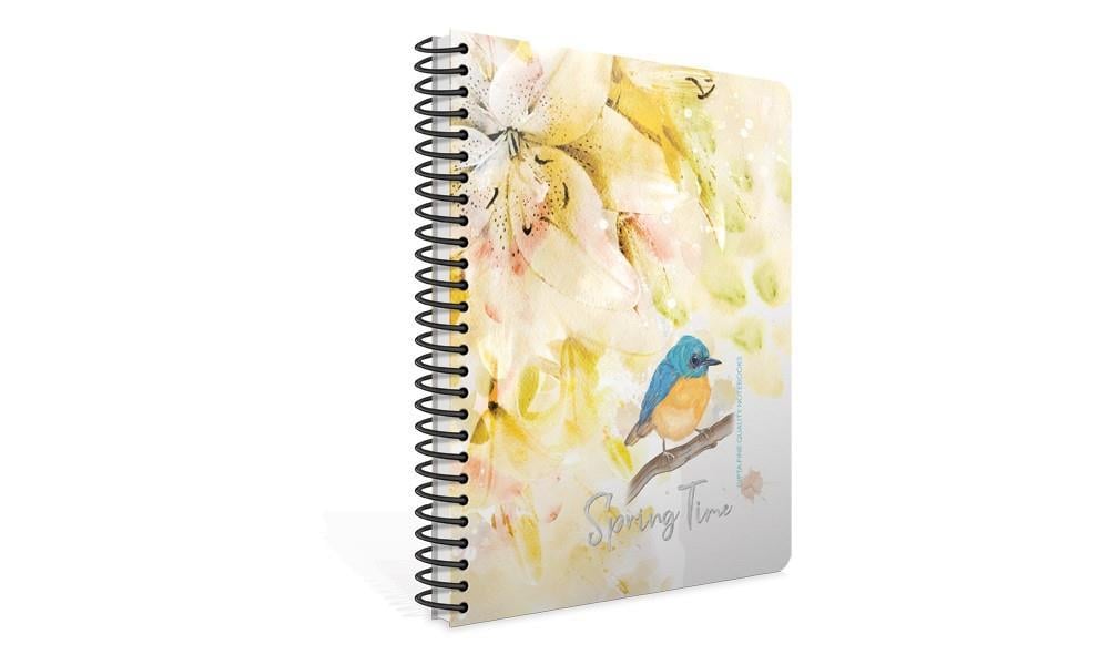 Gıpta Spring Time Karton Kapak Spr.Defter A4 100 Yp. ÇizgiliGıpta Spiralli Defter Sprıng Tıme Karton Kapak A4 100 Yaprak Çizgili - Kirtasiyem.netSpiralli Karton Kapak Defterler