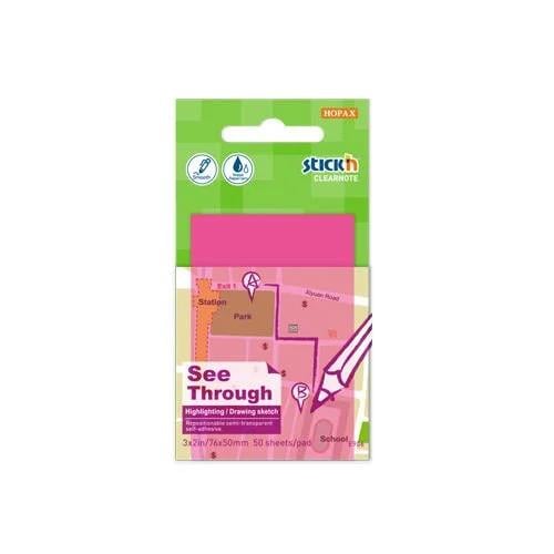 Gıpta Stıckn 76X51 Yarı Saydam Neon Pembe 50YpGıpta Stıckn 76X51 Yarı Saydam Neon Pembe 50Yp - Kirtasiyem.netYapışkanlı Not Kağıtları