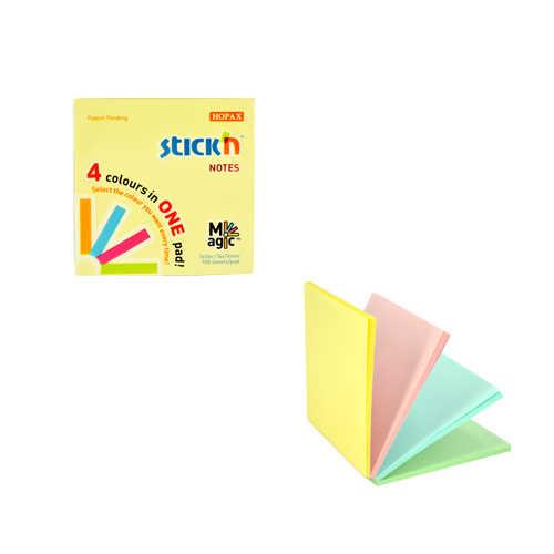 Gıpta Stıckn 76X76 Magıc 4 Pastel Renk 100YpGıpta Stıckn 76X76 Magıc 4 Pastel Renk 100Yp - Kirtasiyem NetYapışkanlı Not Kağıtları