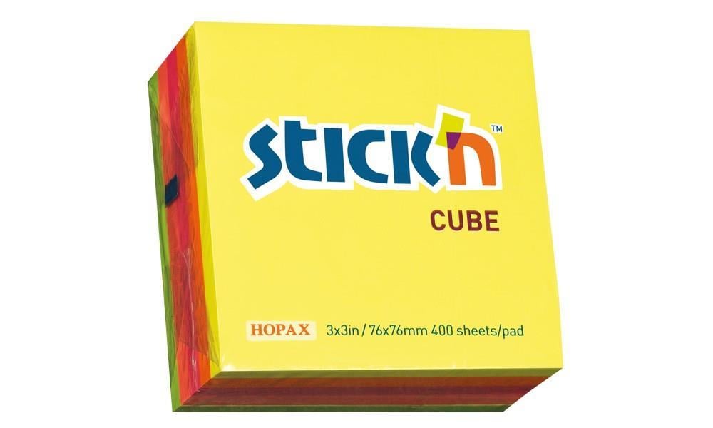 Gıpta Stıckn 76X76 Neon 5 Renk Küp 400YpGıpta Stick'N Neon 5 Renk Küp N76X76 400 Yp. - Kirtasiyem.netStick Yapıştırıcılar