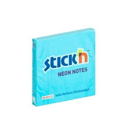 Gıpta Stıckn 76X76 Neon Mavi 100 YpGıpta Yapışkanlı Not Kağıdı 76X76 Neon Mavi - Kirtasiyem.netYapışkanlı Not Kağıtları