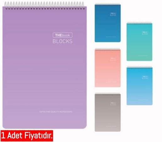 Gıpta Thebook Blocks Spr.Srt Kpk.Bloknot 17X24 100-0 Yp Çsiz (1 Adet)Gıpta Thebook Blocks Spr.Srt Kpk.Bloknot 17X24 100-0 Yp Çsiz - Kirtasiyem.netSpiralli Bloknotlar