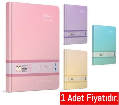 Gıpta Thebook İplik Dikişli Sert Kapak Defter Pastels 14X20 120 Yp. Kareli (1 Adet)Gıpta Thebook İplik Dikişli Sert Kapak Defter Pastels 14X20 120 Yp. Kareli - Kirtasiyem.netSert Kapak Defterler
