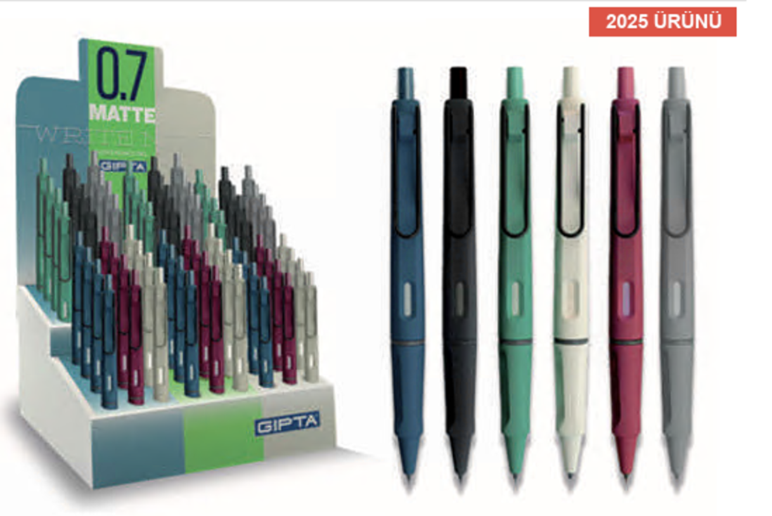 Gıpta Versatil Kalem - Matte 4 Renk Seçeneği 07 Mm_72Diğer Kırtasiye Ürünleri