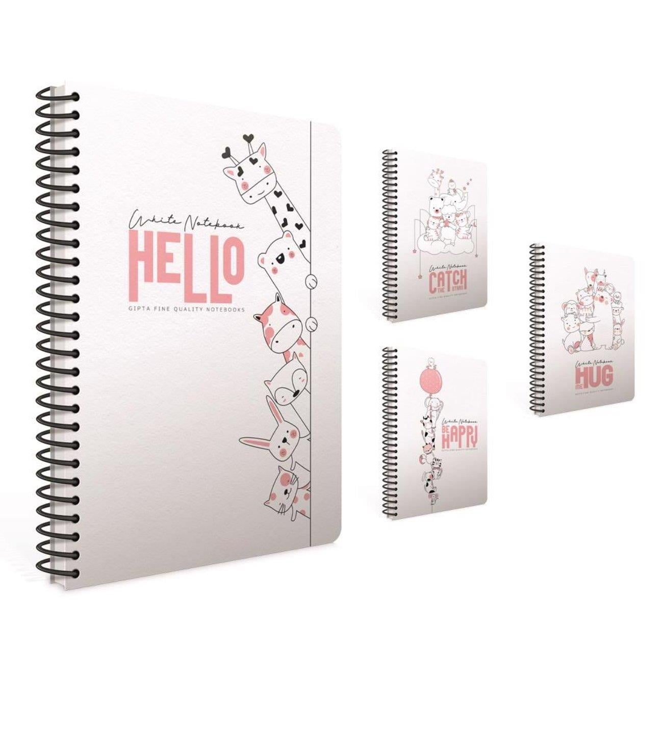Gıpta Whıte Notebook Spr.Karton Kpk. Defter A4 100-1 Yp Çizg.Gıpta Whıte Notebook Spr.Karton Kpk. Defter A4 100-1 Yp Çizg. - Kirtasiyem.netSpiralli Karton Kapak Defterler