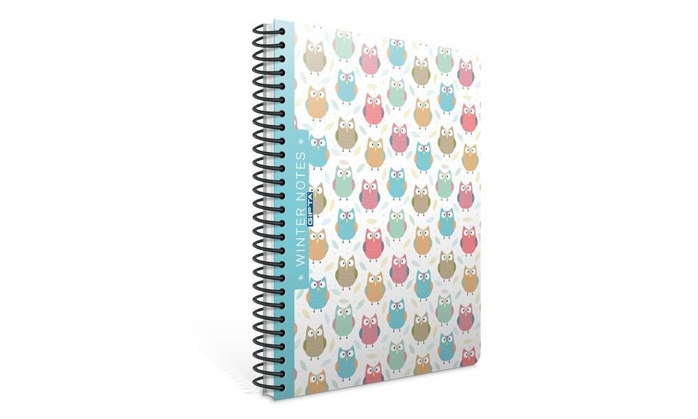 Gıpta Winter Ofset Spr.Pls.Kap.Defter A4 80 Yp. KareliGıpta Winter Ofset Spr.Pls.Kap.Defter A4 80 Yp. Kareli - Kirtasiyem.netSpiralli Plastik Kapak Defterler