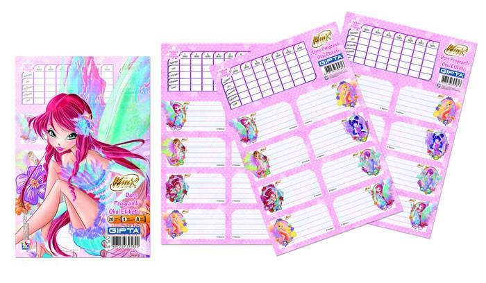 Gıpta Winx Ders Programlı Okul Etiketi 16X24 20 Yp. 3124Gıpta Winx Ders Programlı Okul Etiketi 16X24 20 Yp. 3124 - Kirtasiyem.netOkul Etiketleri