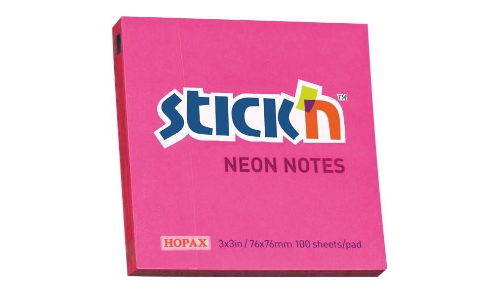 Gıpta Yapışkanlı Not Kağıdı Neon Pembe 76X76Gıpta Yapışkanlı Not Kağıdı Neon Pembe 76X76 - Kirtasiyem.netYapışkanlı Not Kağıtları