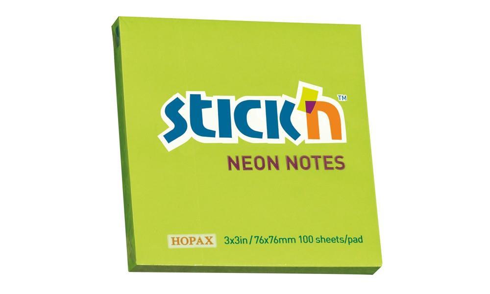 Gıpta Yapışkanlı Not Kağıdı Neon Yeşil 76X76Gıpta Yapışkanlı Not Kağıdı Neon Yeşil 76X76 - Kirtasiyem.netYapışkanlı Not Kağıtları