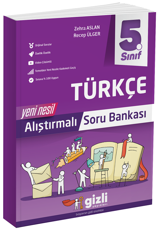 Gizli 5. Sınıf Türkçe Alıştırmalı Soru BankasıGizli 5. Sınıf Türkçe Alıştırmalı Soru Bankası - Kirtasiyem.net5.Sınıf