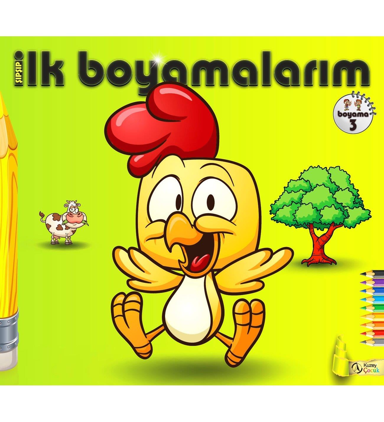 Gong Kuzey Şıp Şıp İlk Boyamalarım 3.KitapGong Kuzey Şıp Şıp İlk Boyamalarım 3.Kitap - Kırtasiyem.netBoyama Kitapları
