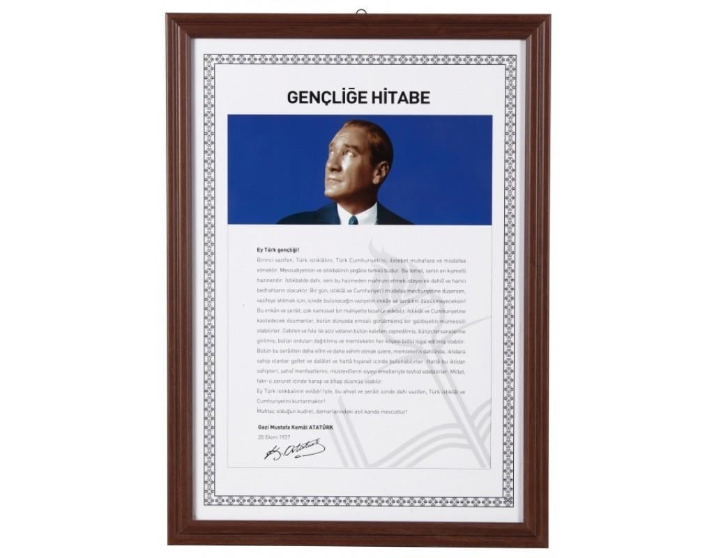 Gülpaş Gençliğe Hitabe (Çerçeveli Ve Asetatlı) 35X50Gülpaş Gençliğe Hitabe (Çerçeveli Ve Asetatlı) 35X50 - Kirtasiyem NetTahta,Pano Ve Okul Malzemeleri