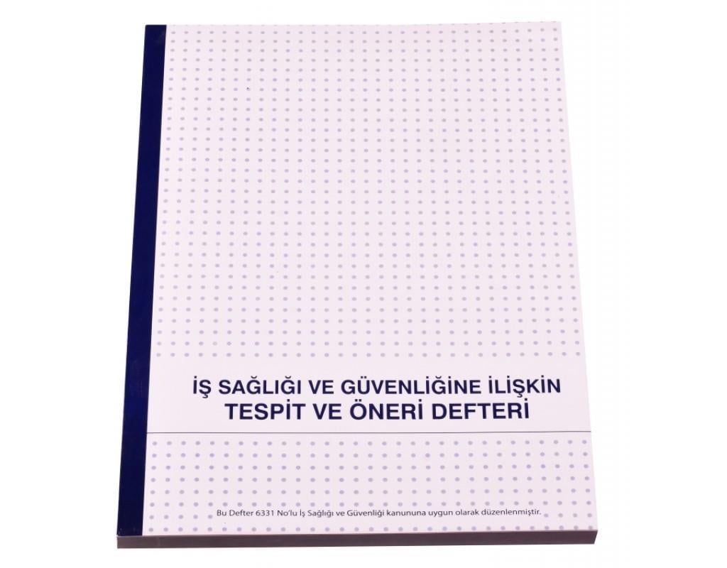 Gülpaş İş Sağ. Ve İş Güv. İlişkin Tespit Ve Öneri Defteri Karton Kp. 21X30 3 Nüsha 50+50+50__229Gülpaş İş Sağ. Ve İş Güv. İlişkin Tespit Ve Öneri Defteri Karton Kp. 21X30 3 Nüsha 50+50+50__229 - Kirtasiyem.netİş Sağlığı Ve Güvenliği Defteri