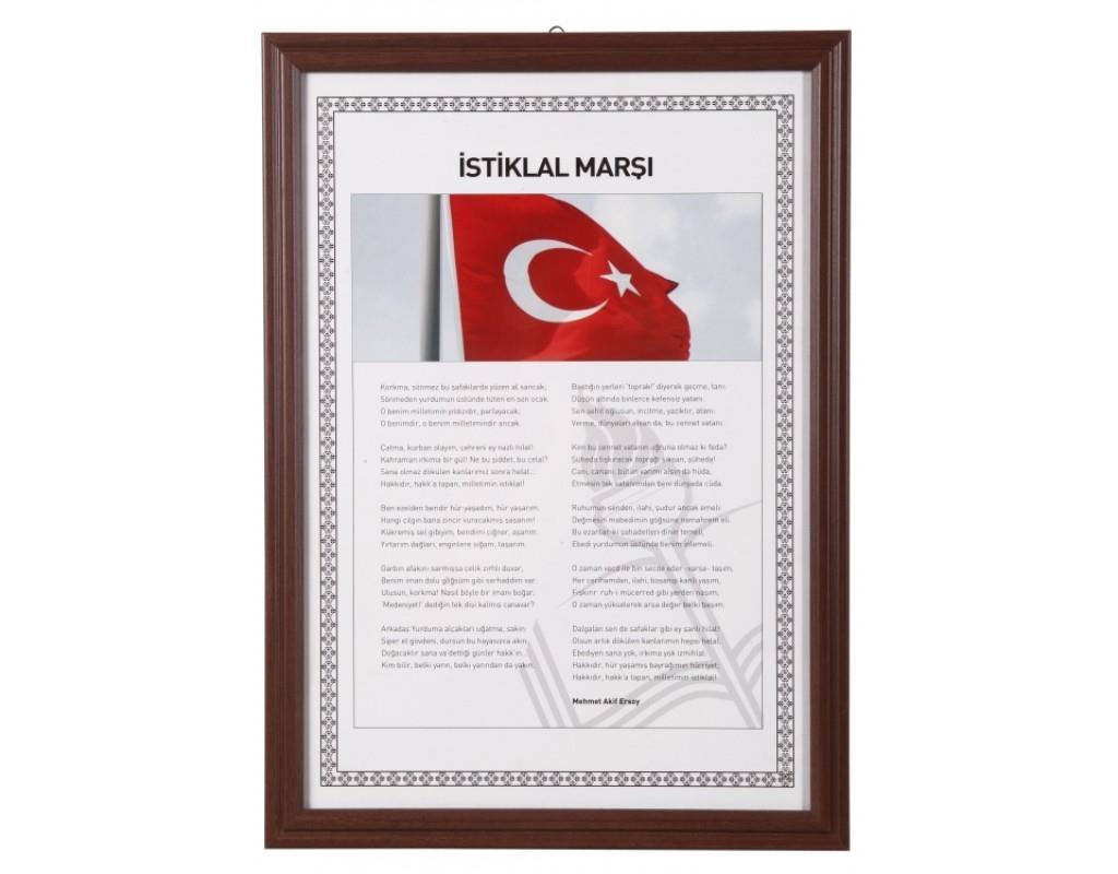 Gülpaş İstiklal Marşı (Çerçeveli Ve Asetatlı) 35X50Gülpaş İstiklal Marşı (Çerçeveli Ve Asetatlı) 35X50 - Kirtasiyem NetTahta,Pano Ve Okul Malzemeleri