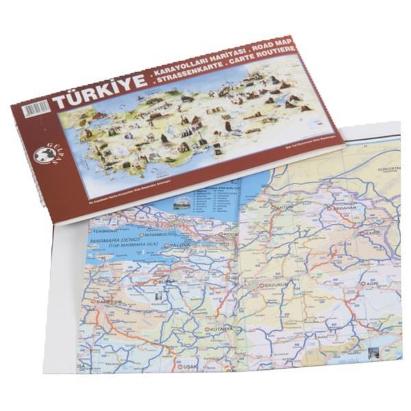 Gülpaş Türkiye Cep Yol Haritası 70X100Gülpaş Türkiye Cep Yol Haritası 70X100 - Kirtasiyem NetHaritalar