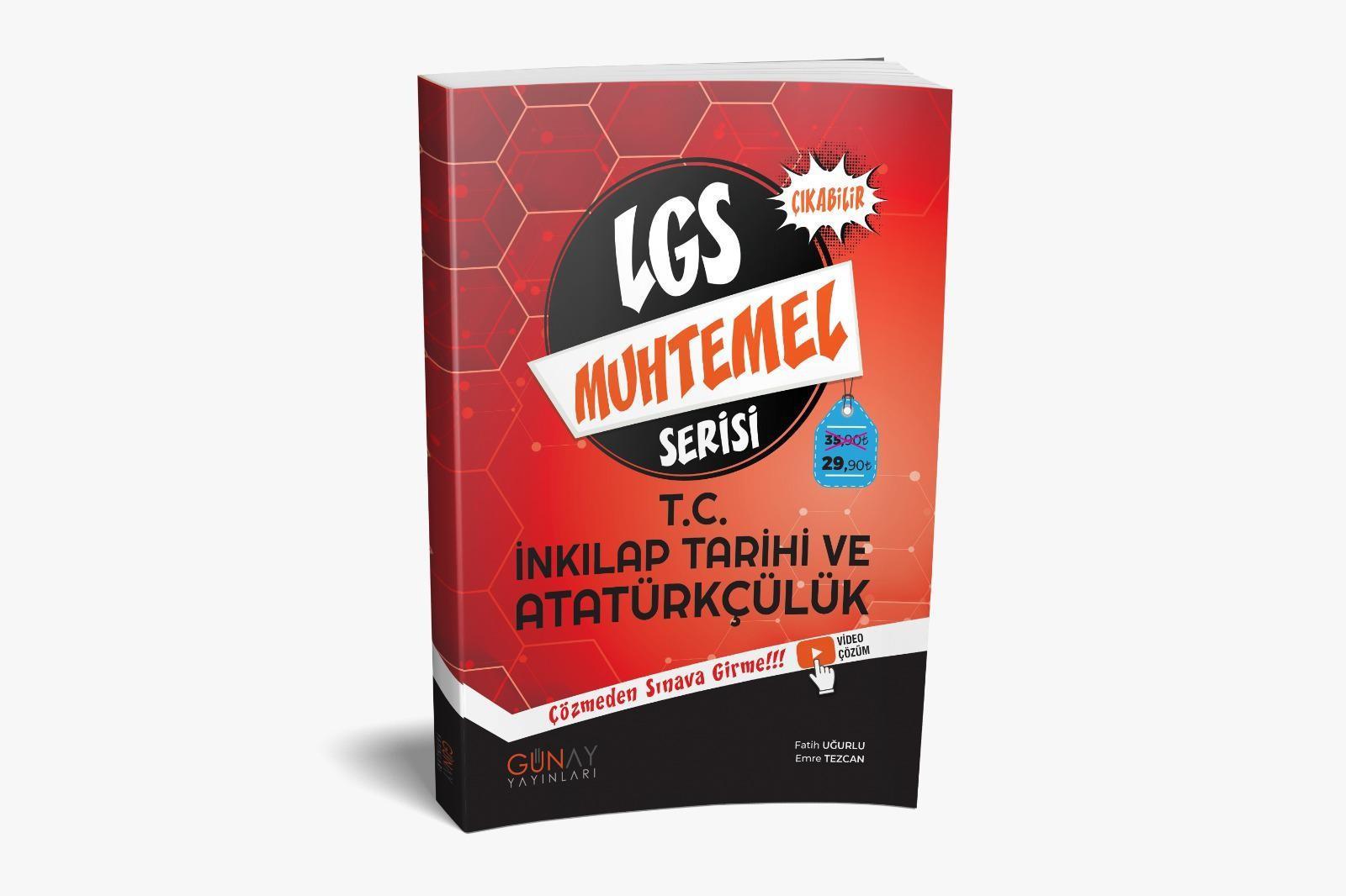 Günay 8. Sınıf Muhtemel Serisi Lgs T.C. İnkılap Tarihi Ve Atatürkçülük (2020-2021)Günay 8. Sınıf Muhtemel Serisi Lgs T.C. İnkılap Tarihi Ve Atatürkçülük (2020-2021) - Kirtasiyem.net8.Sınıf