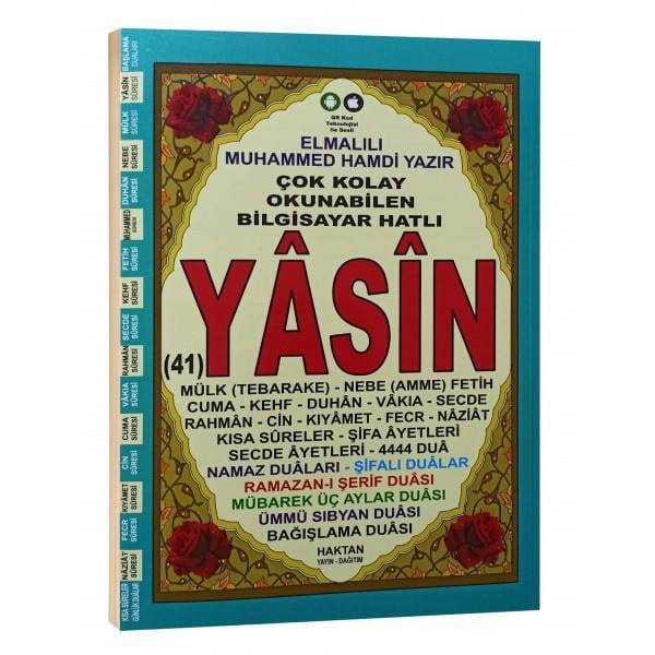 Haktan Ortaboy 41 Yasin-i şerif 192 Sayfa YEŞİL Kod: H-47Haktan Ortaboy 41 Yasin-i şerif 192 Sayfa YEŞİL Kod: H-47 - Kirtasiyem.netDua Kitabı