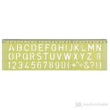 Harf Şablonu 06 Mm 1159060Harf Şablonu 06 Mm 1159060 - En Kaliteli Şablonlar Ürünleri | Kırtasiyem.netŞablonlar