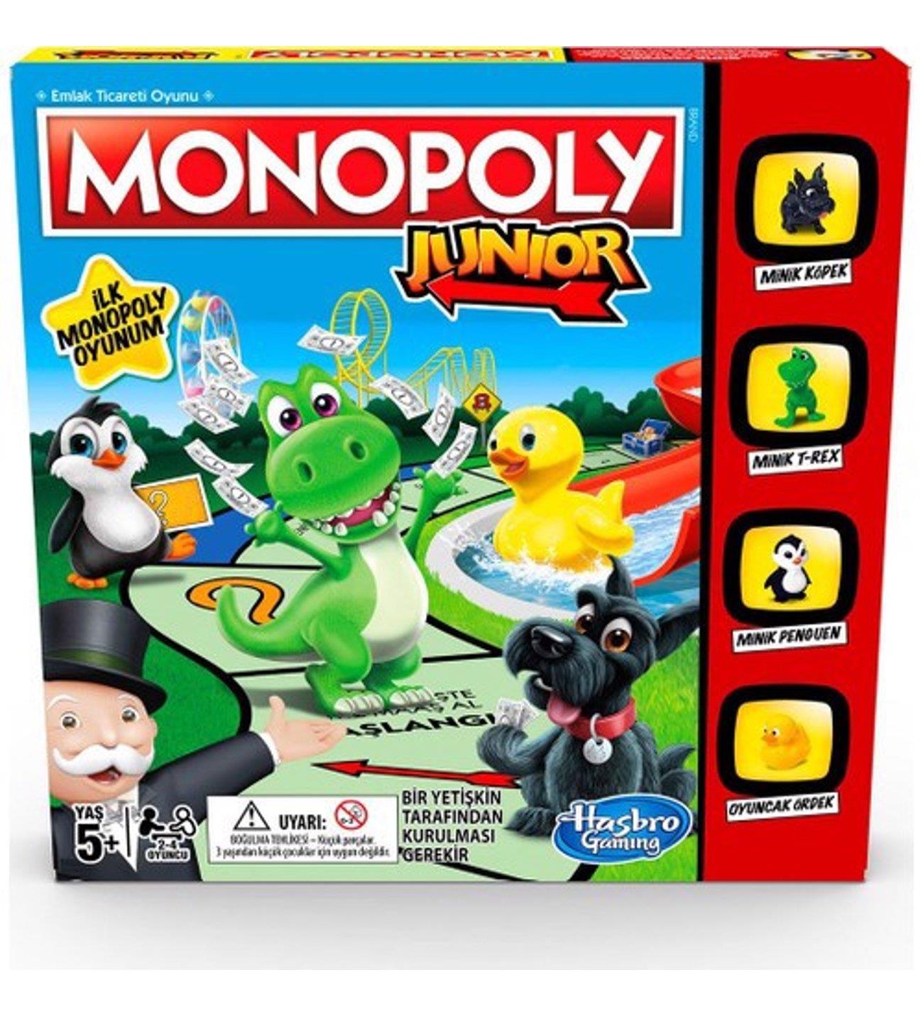 Hasbro A6984 Monopoly Junıor*6Hasbro A6984 Monopoly Junıor*6 - Kirtasiyem.netAkıl Oyunları