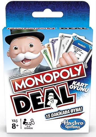 Hasbro E3113 Monopoly Deal *8Hasbro E3113 Monopoly Deal *8 - Kirtasiyem.netAkıl Oyunları