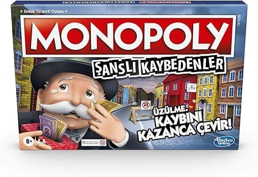 Hasbro Monopoly Şanslı KaybedenlerHasbro Monopoly Şanslı Kaybedenler - Kirtasiyem.netAkıl Oyunları