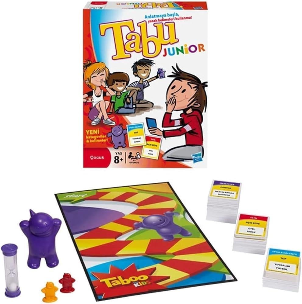 Hasbro Tabu Junior Çocuk OyunuHasbro Tabu Junior Çocuk Oyunu - Kirtasiyem.netAkıl Oyunları