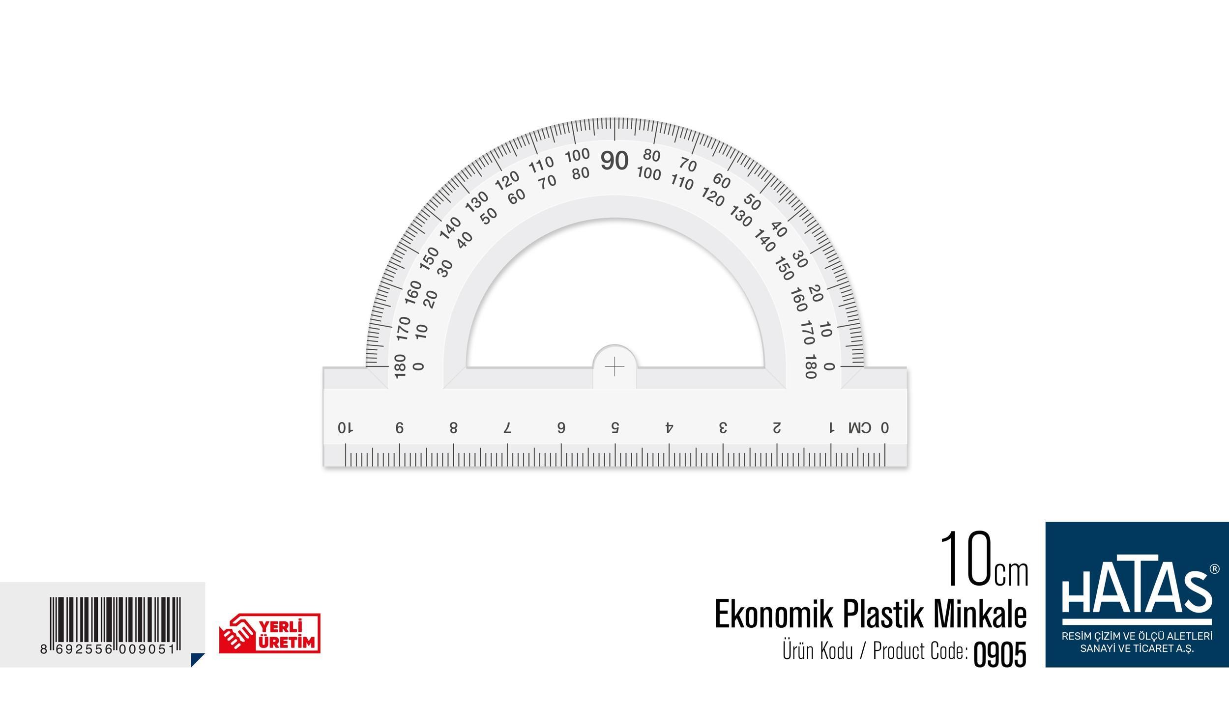 Hatas Ekonomik Plastik Minkale 10 Cm. No:0905Hatas Ekonomik Plastik Minkale 10 Cm. No:0905 - Kirtasiyem.netMinkale