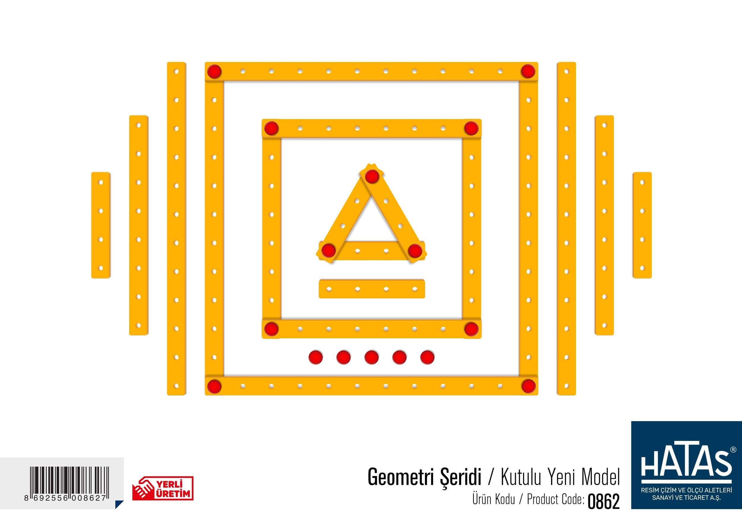 Hatas Geometri Şeridi (  Model - Kutulu ) No:0862Hatas Geometri Şeridi (  Model - Kutulu ) No:0862 - Kirtasiyem.netÖlçü Ve Çizim Setleri