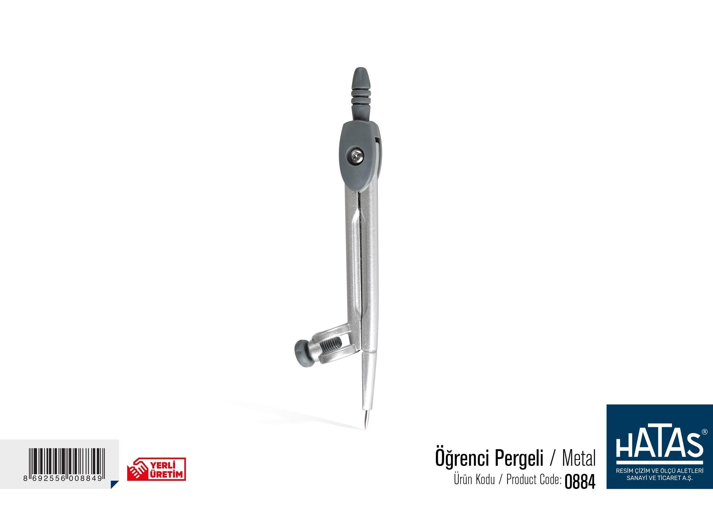 Hatas Metal Öğrenci Pergeli No:0884Hatas Metal Öğrenci Pergeli No:0884 - Kirtasiyem.netPergeller