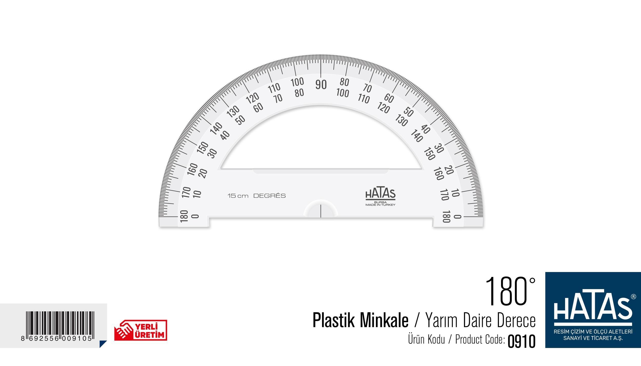 Hatas Plastik Minkale (Ydd) 15 Cm. No:0910Hatas Plastik Minkale (Ydd) 15 Cm. No:0910 - Kirtasiyem.netMinkale