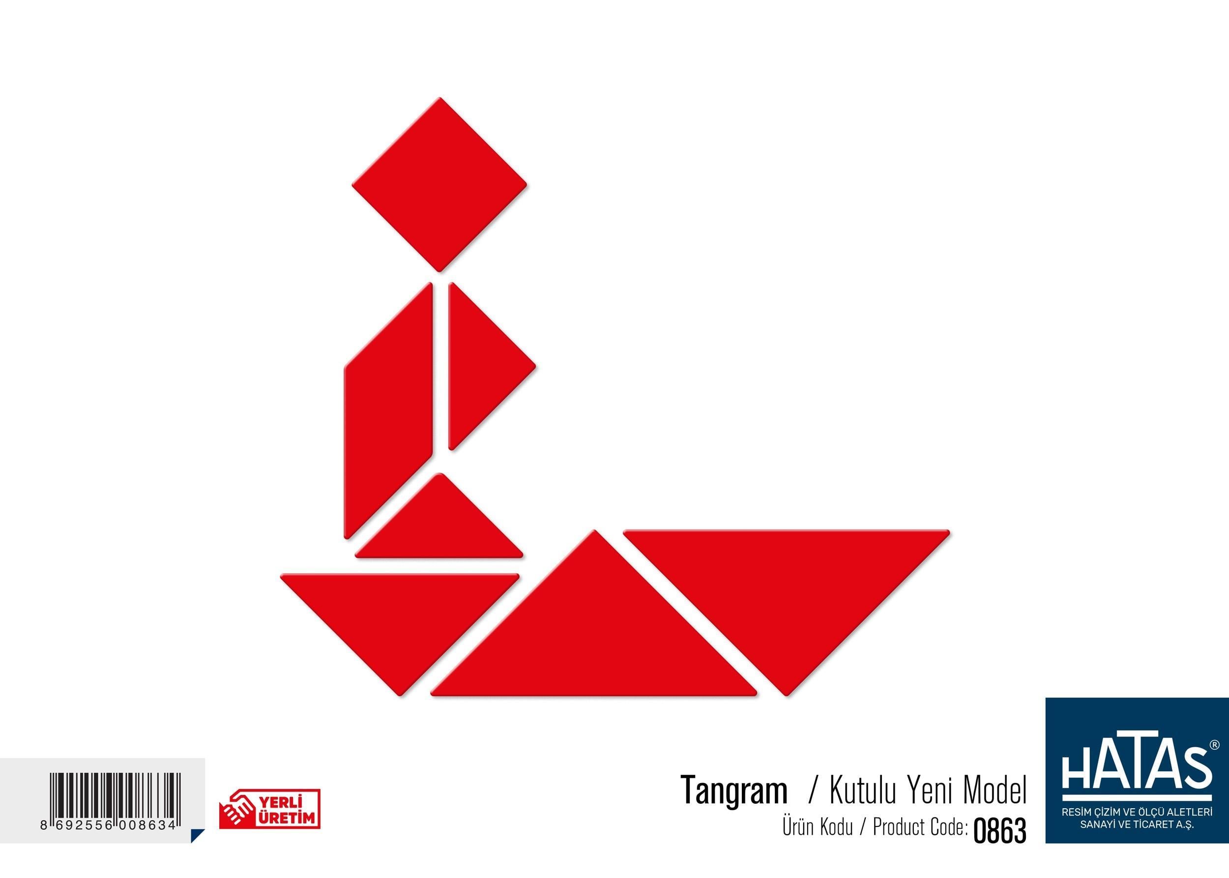 Hatas Tangram (  Model - Kutulu ) No:0863Hatas Tangram (  Model - Kutulu ) No:0863 - Kirtasiyem.netTangram