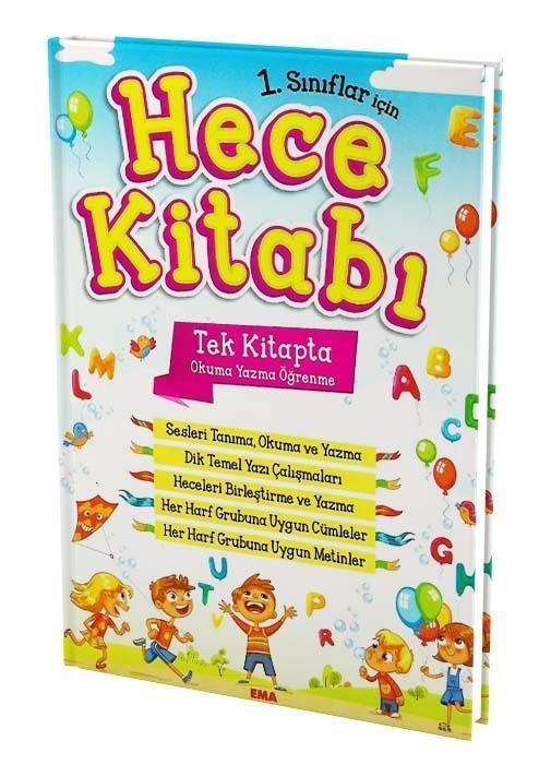 Hece Kitabı (1.Sınıflar İçin) /4 AdımHece Kitabı (1.Sınıflar İçin) /4 Adım - Kirtasiyem.net1.Sınıf