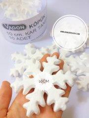 Helvacıoğlu Köpük 10 Cm Kar Tanesi 10 AdetHelvacıoğlu Köpük 10 Cm Kar Tanesi 10 Adet - Kirtasiyem.netKöpük