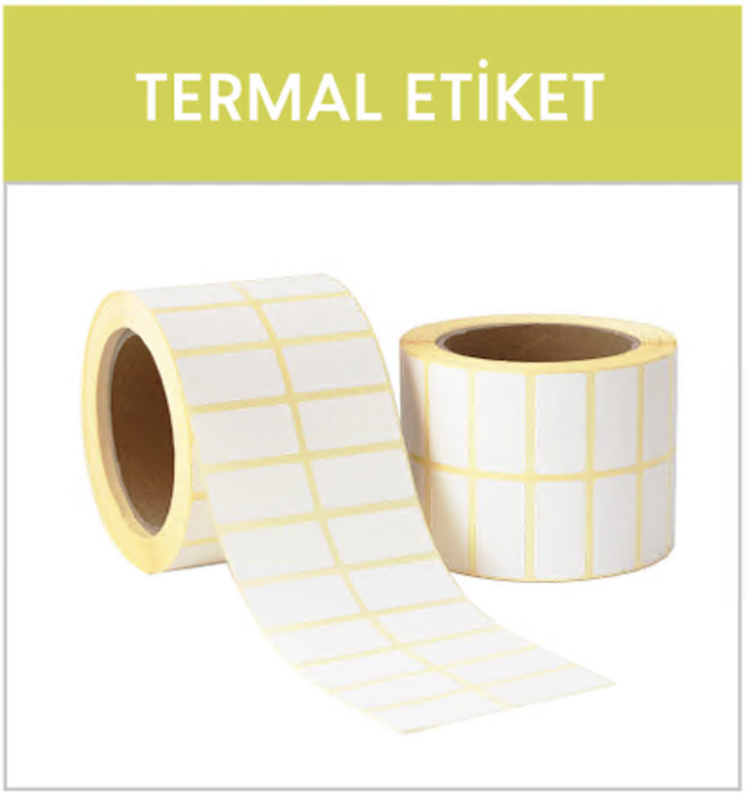 Herboy Eco Termal Rulo Etiket 40X20 Mm 4000 LiTermal Rulolar