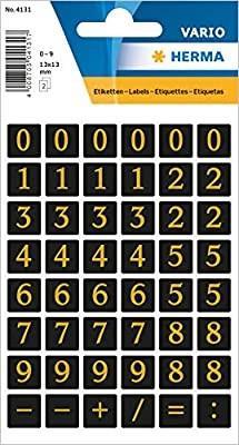 Herma Sticker 0-9 Rakam 4131Herma Sticker 0-9 Rakam 4131 - Kirtasiyem NetStickerlar