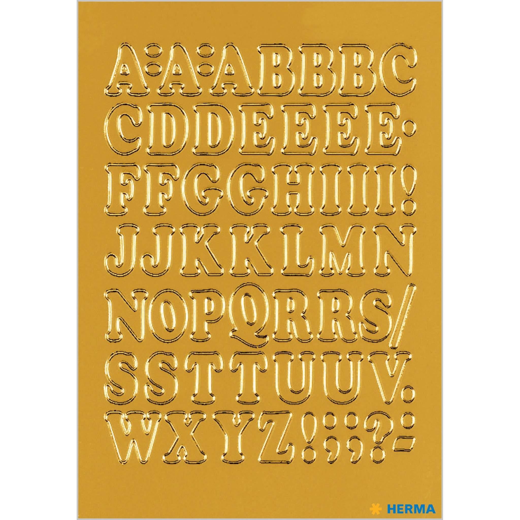 Herma Sticker Sticker A-Z Altın 12 Mm 4183Herma Sticker Sticker A-Z Altın 12 Mm 4183 - Kirtasiyem NetStickerlar