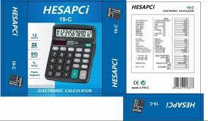 Hesapci Modle-19C Hesap MakinasıHesap Makineleri