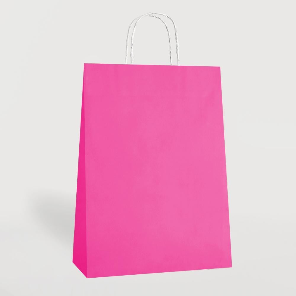 Hilal 18x8x24 Büküm Saplı Poşet Pembe Hilal 18x8x24 Büküm Saplı Poşet Pembe *25 - Kirtasiyem.netHediye Paketi